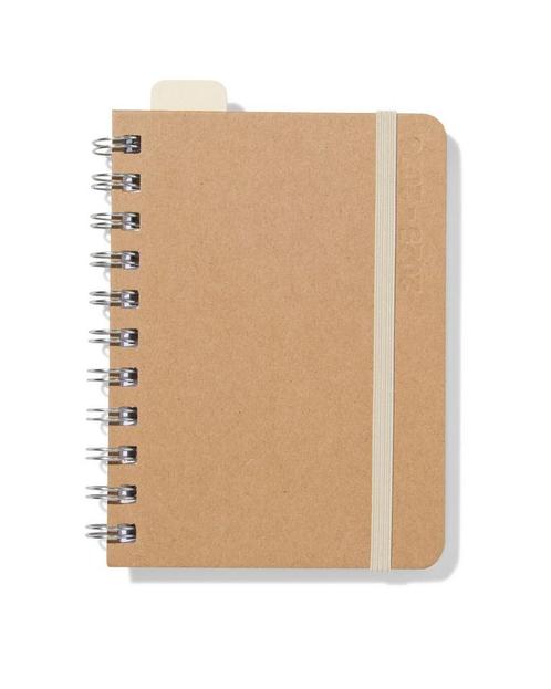 HEMA Schoolagenda 25-26 A6 karton kraft, Diversen, Agenda's, Nieuw, Verzenden