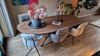 € 1.995,- ORGANISCHE VORM joET – jouw eiken tafel, Ophalen, 100 tot 150 cm, Neo klassiek, Vijf personen of meer