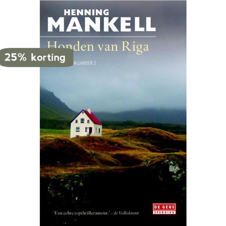 Honden van Riga / Inspecteur Wallander-reeks / 2, Boeken, Detectives, Zo goed als nieuw, Verzenden