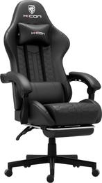 Nieuw modellen Gamestoel-Bureaustoel-Luxury-Zwart, Huis en Inrichting, Bureaustoelen, Ophalen, Zwart, Nieuw, Ergonomisch