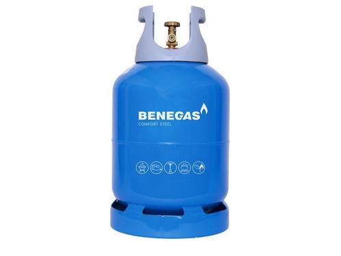Benegas comfort steel lichtgewicht stalen gasfles 6 kilogram, Caravans en Kamperen, Kampeeraccessoires, Nieuw