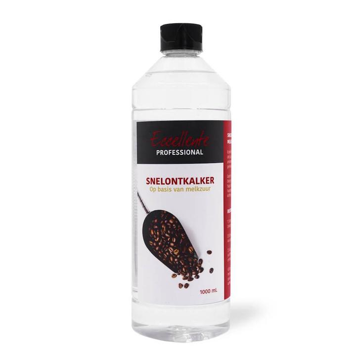 ECCELLENTE Professional Snelontkalker - melkzuur 1000ml, Witgoed en Apparatuur, Koffiemachine-accessoires, Nieuw, Ophalen of Verzenden