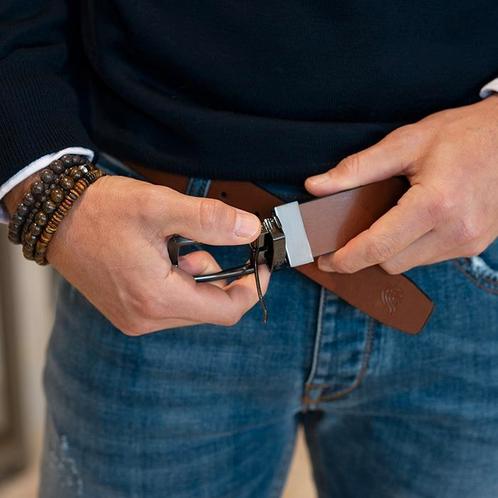 DTCH.FIT Reversible Leren Riem Connor Zwart & - Maat: 115 cm, Kleding | Heren, Riemen en Ceinturen, 115 cm of meer, Echt leder