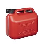 Jerrycan / Benzinekan 10L kunststof rood UN-gekeurd, Ophalen of Verzenden, Nieuw