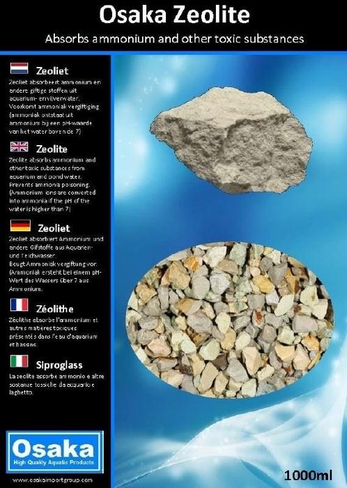 Osaka Zeolite 1000ml  filtermateriaal (Filters & Pompen), Dieren en Toebehoren, Vissen | Aquaria en Toebehoren, Filter of Co2