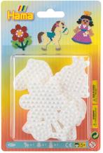 Hama - Strijkkralen Bordjes Meisje (3 stuks) | Hama - Hobby, Verzenden, Nieuw
