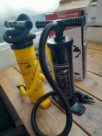 voetpomp opblaaspomp tent rubberboot luchtbed kamperen, Ophalen of Verzenden, Zo goed als nieuw