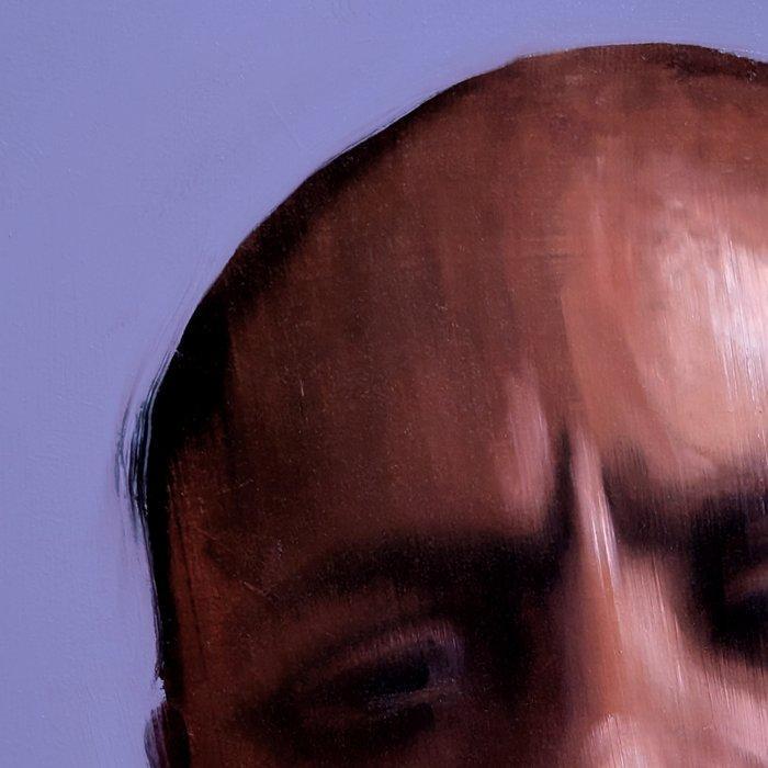 Matt Lambert - Face study #65, Antiek en Kunst, Kunst | Schilderijen | Modern
