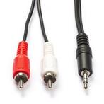 Tulp naar jack 3.5 mm kabel | Nedis | 3 meter (Stereo), Audio, Tv en Foto, Audiokabels en Televisiekabels, Nieuw, Verzenden