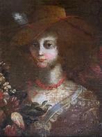 Scuola Veneta (XVIII) - Ritratto di fanciulla, Antiek en Kunst, Kunst | Schilderijen | Klassiek
