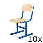 Schoolstoel | Blauw | Hoogte Verstelbaar | Voor Kinderen, Verzenden, Nieuw in verpakking