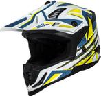 IXS iXS363 2.0 Wit Geel Blauw Crosshelm, XXL, Nieuw met kaartje, Overige merken, Offroadhelm