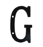 Letter G Klein IJzer zwart 75 mm, Verzenden, Nieuw