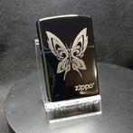 Zippo - Zippo Black Butterfly Ice High Gloss - Zonder, Nieuw