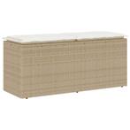 Poly Rattan Tuinbank met Kussen | OP = OP | Nu met 46% Ko..., Tuin en Terras, Ophalen of Verzenden, Nieuw, Rotan
