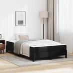 vidaXL Bed Anders Zwart 120 x 190 cm Kunstleer, Huis en Inrichting, Slaapkamer | Bedden, Verzenden, Nieuw, Zwart, Overige materialen