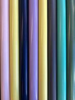 Inpakpapier cadeaupapier  8 rollen uni assortiment - Breedte, Ophalen of Verzenden, Nieuw, Overige typen