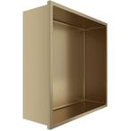 Inbouwnis - Leoni Nima - 30x30x10cm - Geborsteld Goud, Ophalen of Verzenden, Nieuw, Rvs