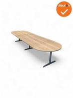 Ahrend vergadertafel - 400x120cm - Ovaal - bladkleur naar ke, Vergader- of Presentatieruimte, Ophalen of Verzenden, Gebruikt, Tafel