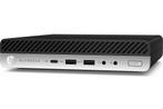 HP EliteDesk 705 G4 Mini | AMD Ryzen 5 Pro 2400G with Radeon, Zo goed als nieuw, HP, SSD, 16 GB