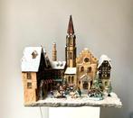 Thomas Kinkade - Kerstdecoratie Neckermann - Groot Kerststad, Diversen, Nieuw