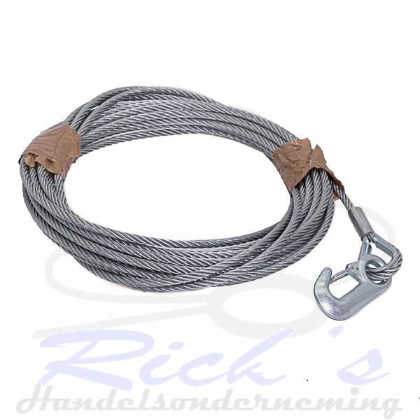Lierkabel 15 meter voor bootlier/ handlier 6 mm, Auto diversen, Aanhangwagen-onderdelen, Nieuw, Ophalen of Verzenden