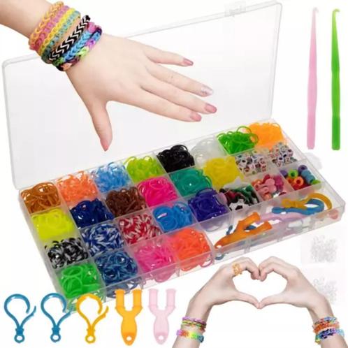 Kruzzel Loombandjes 1505-Delige Set - De Kleurrijke Werel..., Hobby en Vrije tijd, Schilderen, Nieuw, Ophalen of Verzenden