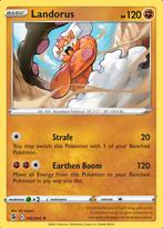 Landorus 148/264 holo (Fusion Strike), Hobby en Vrije tijd, Verzamelkaartspellen | Pokémon, Ophalen of Verzenden, Nieuw, Losse kaart