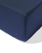 HEMA Hoeslaken 180x220cm zacht katoen donkerblauw, Huis en Inrichting, Slaapkamer | Beddengoed, Verzenden, Nieuw