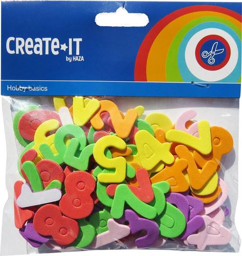 Foam Cijfers 100st, Hobby en Vrije tijd, Feestartikelen, Nieuw, Verzenden