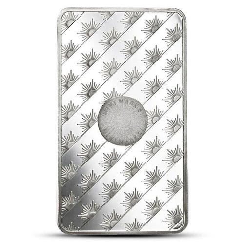 10 troy ounce - Zilver .999 - 10 oz Sunshine Minting 999, Postzegels en Munten, Edelmetalen en Baren