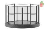 Trampoline AKROBAT ORBIT FLAT 365 (12ft) grijs,inclusief..., Ophalen of Verzenden, Nieuw