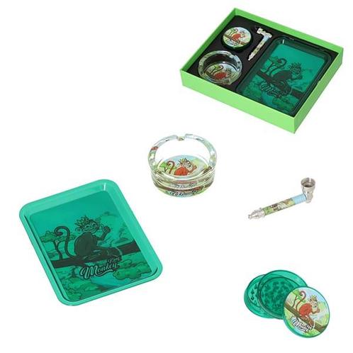 Monkey King Smoking Set  Groen, Verzamelen, Rookartikelen, Aanstekers en Luciferdoosjes, Nieuw, Ophalen of Verzenden