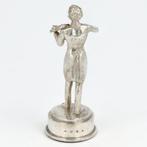 Kon. Zilverstad Violist - Miniatuur beeldje - .925 zilver, Antiek en Kunst