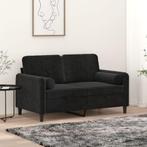 Zwarte Fluweel Sierkussens 15x50 - Tweedekansje - Comfort!, Ophalen of Verzenden, Nieuw, Zwart, Cilindervormig