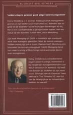 Simply managing / Business bibliotheek 9789047006923, Verzenden, Gelezen, Henry Mintzberg