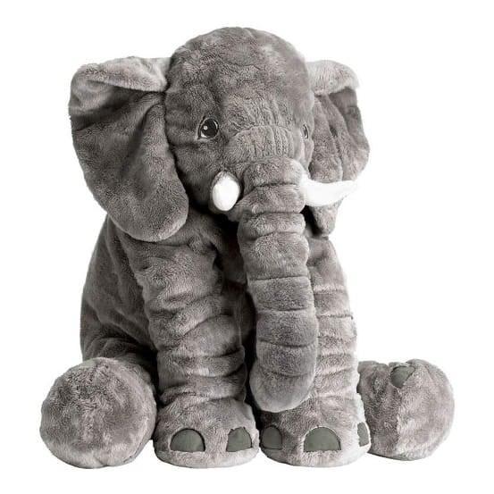 Olifant Knuffel Grijs 55cm | Premium Pluche | Beste Prijs, Kinderen en Baby's, Speelgoed | Knuffels en Pluche, Nieuw, Olifant