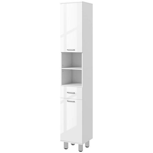 TRUUSK Badkamerkast Smal, Hoge Kast Toiletkast Met Hoogglans, Huis en Inrichting, Badkamer | Badkamermeubels, Nieuw, Verzenden