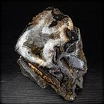 Unieke zwarte agaat druse Een juweel van de natuur, uit