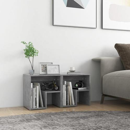 2 Nachtkastjes 40x30x40 - Grijs Hout! Tweedekansje 41%, Huis en Inrichting, Slaapkamer | Nachtkastjes, Nieuw, Hout, Minder dan 55 cm