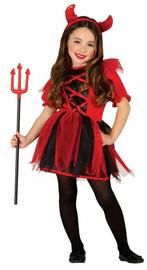 Halloween Kostuum Kind Duivel Meisje, Hobby en Vrije tijd, Feestartikelen, Verzenden, Nieuw