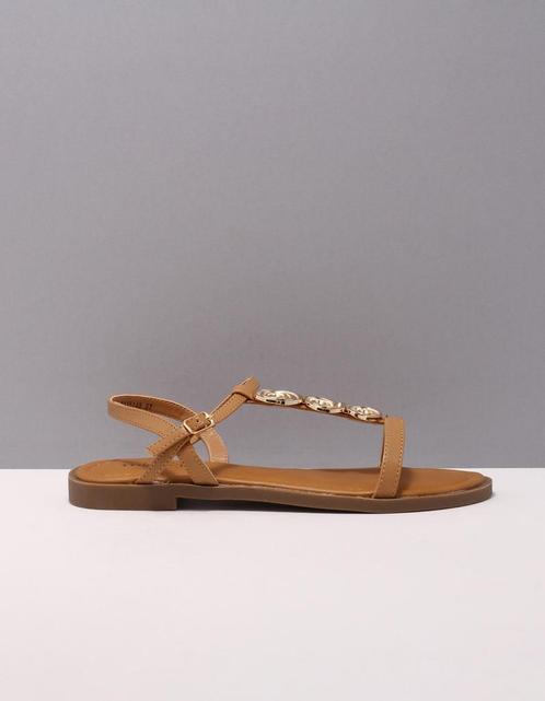 SALE! Mia & Jo sandalen dames 37 bruin, Kleding | Dames, Schoenen, Bruin, Nieuw, Verzenden