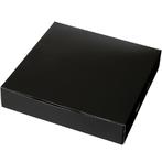 Taartdoos 25x25x5cm. Zwart 3st, Verzenden, Nieuw