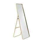 *WOONWINKEL* Staande Gouden Spiegel, Huis en Inrichting, Woonaccessoires | Spiegels, Verzenden, Nieuw