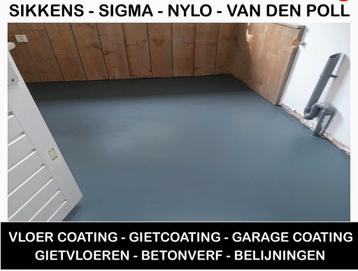30m2 Epoxy Garage vloer coating 6,75kg | Egaline Betonverf