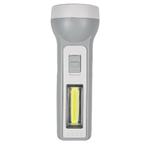 Hofftech Oplaadbare zaklamp - LED en COB - 1 watt - grijs..., Ophalen of Verzenden, Nieuw
