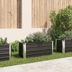 vidaXL Plantenbak verhoogd 100x40x45 cm gegalvaniseerd staal, Tuin en Terras, Bloembakken en Plantenbakken, 100 cm of meer, Verzenden