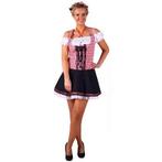 Tirolerjurk Maline rood/zwart, Kleding | Dames, Ophalen of Verzenden, Nieuw