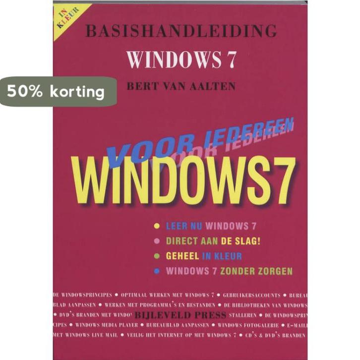 Basishandleiding Windows 7 voor iedereen 9789055481897, Boeken, Informatica en Computer, Gelezen, Verzenden