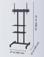 In Hoogte Verstelbare TV-standaard op Wielen met Trays, Verzenden, Nieuw